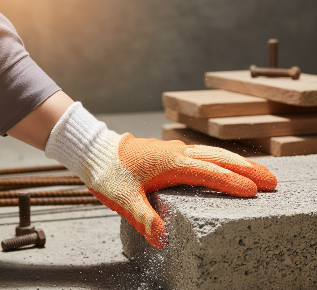 Luva emborrachada Orange rubber - Imagem 2